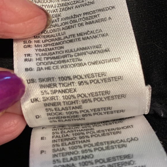 Adidas ClimaCOOL Black and White Skort Size 6 - Picture 14 of 17